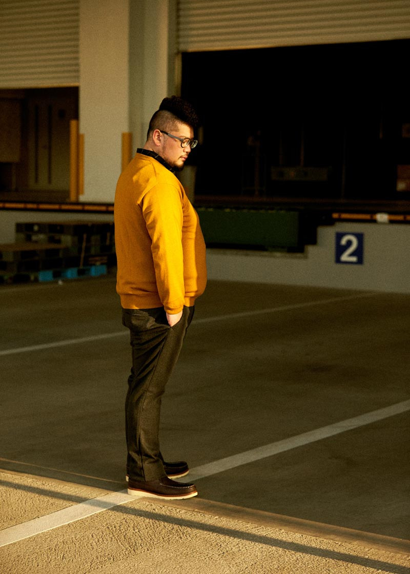 がっちり ぽっちゃり系男性の魅力を引き出す ニット の着こなしはこれ Posibig ポジビッグ